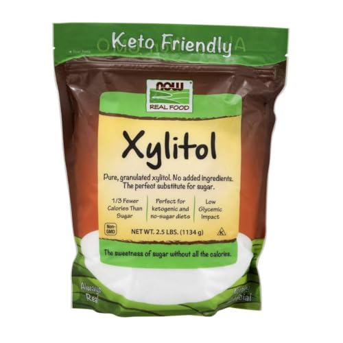 Now Foods Xylitol 2.5 lbs Fine Granules
