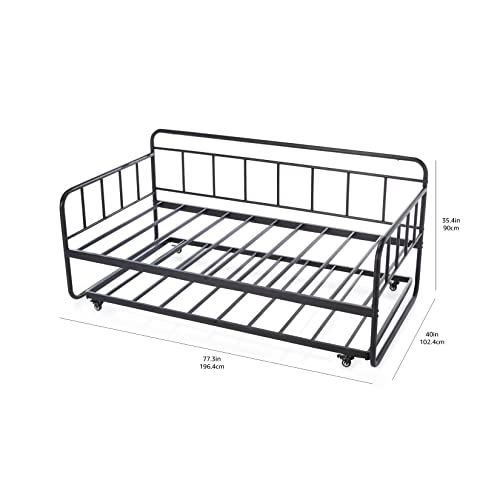 Amazon Basics Twin Daybed and Trundle Set #TOP20