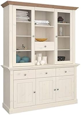 MÖBEL IDEAL Buffetschrank Lyron - Küchenschrank im Landhaus Stil