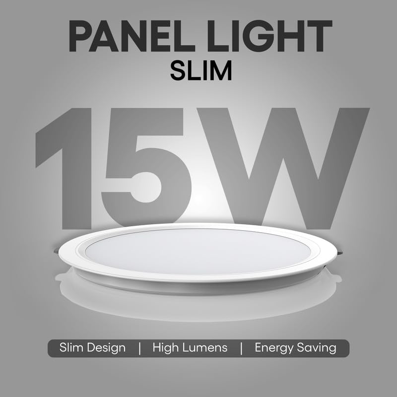 Image of Hi-Fi OLLO 15 watt Downlight for Junction Box | Cool Day White (6500K) |68 mm Cutout| Inbuld Driver| Round Ied Light for Ceiling Pack of 1
