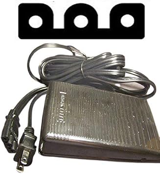 Foot Controller and Power Cord 359102-001 for Singer Machines Foot Pedal Control Fits Many Sewing Machine Babylock Bernina Elna Husqvarna Viking Juki Jaguar Necchi Pfaff Simplicity White 4c316b202