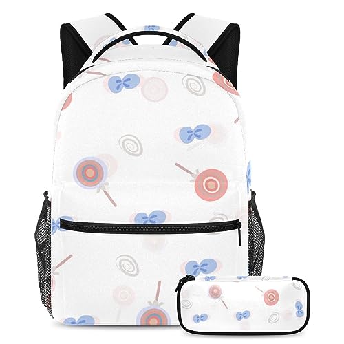 Sac à dos avec trousse à crayons grand volume pour soulager le dos des élèves