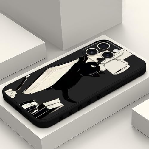 Coque iPhone 16 Pro Max chat noir pour sublimer votre style au quotidien