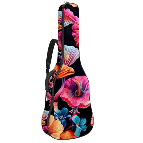 Housse guitare acoustique 109 cm imperméable et sac à dos guitare basse en tissu Oxford souple