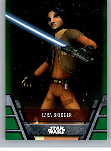 2020 Topps Star Wars Holocron Series Green #PX-1 Ezra Bridger Official Collectible Trading Card
