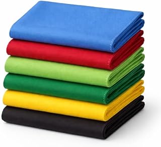 CHACKO Pure Cotton Handkerchief Pack of 6 | Unisex Rumal/Hanky | Soft, Sweat Absorbent | Plain Price In India