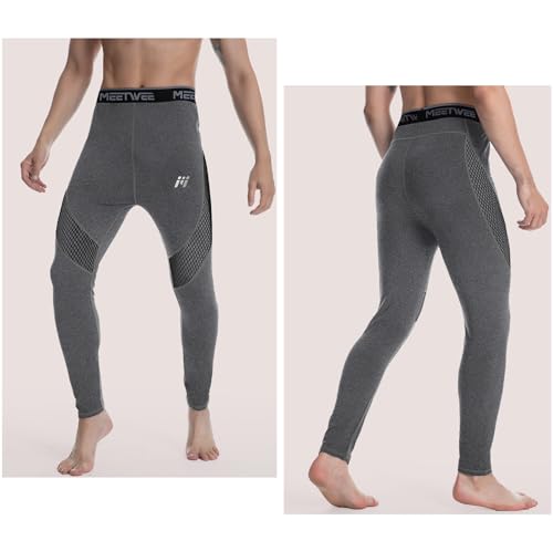 Miniatura 2 de Meetwee Pantalón Térmico Hombre Ropa Interior Térmica Funcional Calzoncillos Largos Leggins Termo Para El Invierno Deporte Running Esquiar Senderismo