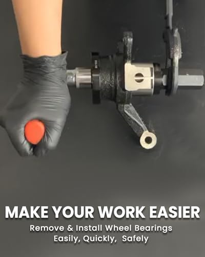 SIXIWANZI Kit de prensa de rolamento de roda de 24 peças para fácil remoção e instalação Kit de pren
