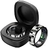 Smart Ring Fitness Tracker Heart Rate Monitor Sleep Tracker Gesture Control Fitness Rings Blood Pressure Pedometer Calories Step Counter Health Smart Rings for Women Men with Charging Case