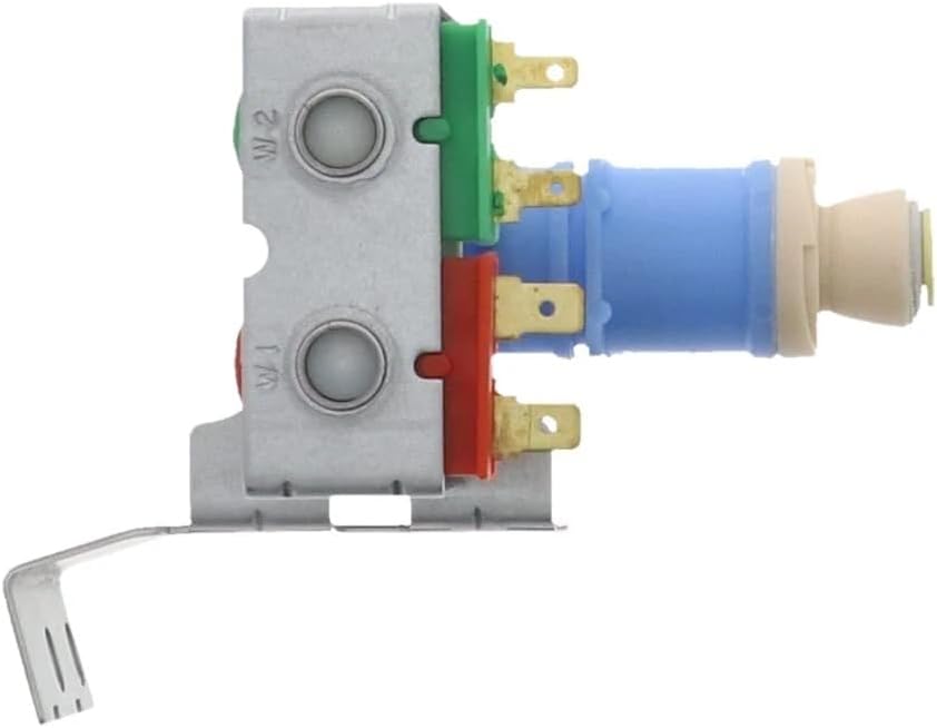 W10247725 Refrigerator Water inlet Valve - For Household Whirlpool Refrigerator Replacement Parts - 2223469 2315533 Two Coil Fridge Water inlet Solenoid Valve - 120 V