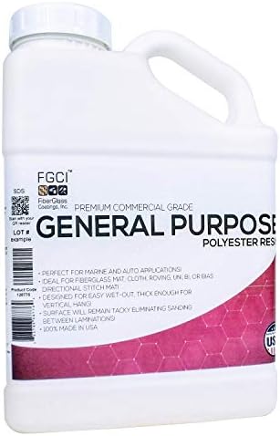 General Purpose Polyester Resin Kit, Gallon with 2 oz MEKP
