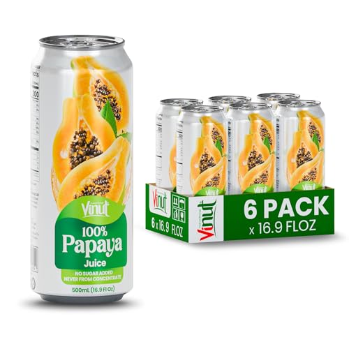 VINUT 100% Papaya Juice, No Added Sugar, Not From Concentrate,