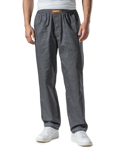 Image of DAMENSCH Relaxed Fit Premium Cotton Casual Style, Dual Pockets, Ultra light, Breathable, Anti-Bacterial, Stretchable, Soft Comfortable, Lounge Pyjamas For Men