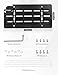 RED WOLF Front License Plate Bracket Holder Frame Tag Universal for Car Truck Van SUV with 6 Screws and Wrench Kit Black Easy Mount