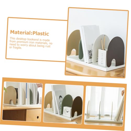 Serrage-Livres Multifonction pour Maison Support Bureau Compact Plastique - 5
