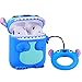 Mulafnxal Compatible with Airpods 1&2 Case,Cute Funny Cartoon Character Silicone Airpod Cover,Kawaii Fun Cool Design Skin,Fashion Animal Lilo Cases for Girls Kids Teens Boys Air pods (Blue Stitch 3D)