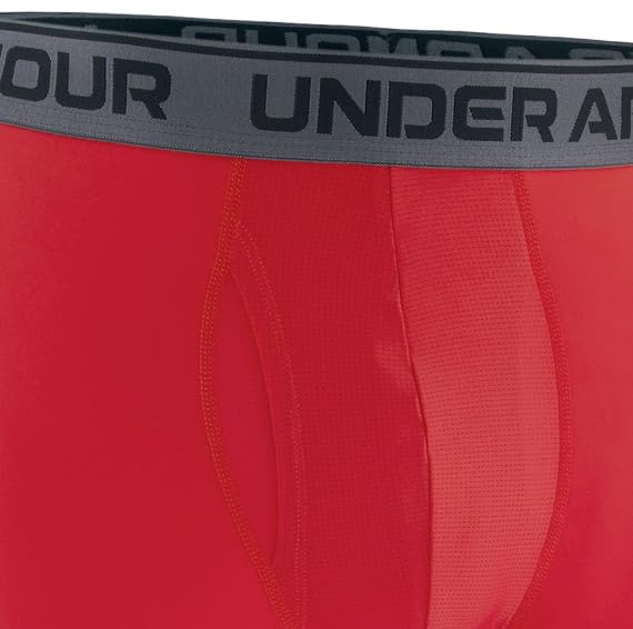 Image of Under Armour mens Multi-pack Performance Tech Boxerjock Brief, 6 inch Inseam, All-day Comfort & Soft
