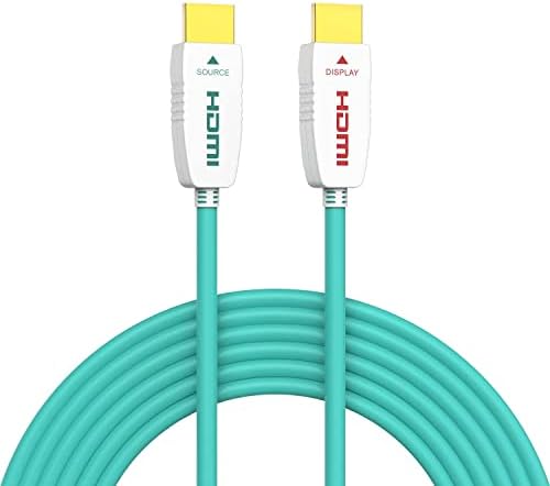 RUIPRO 8K HDMI Fibre Optic Cable 2m 48Gbps 8K@60Hz 4K@120Hz Dynamic HDR/eARC/HDCP 2.2 / 3D Slim Flexible for HDTV/Projector/Home Theatre/TV Box/Gaming Box