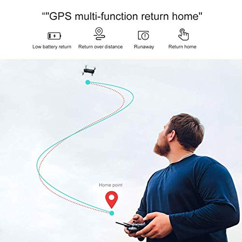 GPS Drohne 5G WiFi FPV Live Video, Drohnen für Erwachsene mit 4K Kamera für Erwachsene, 2000 m… – Bild 4