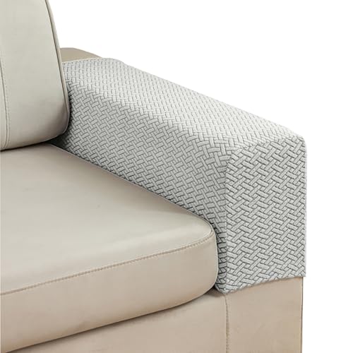 Stlemiko Couch Sofa Arm Chair Covers Set of 2 Polyester