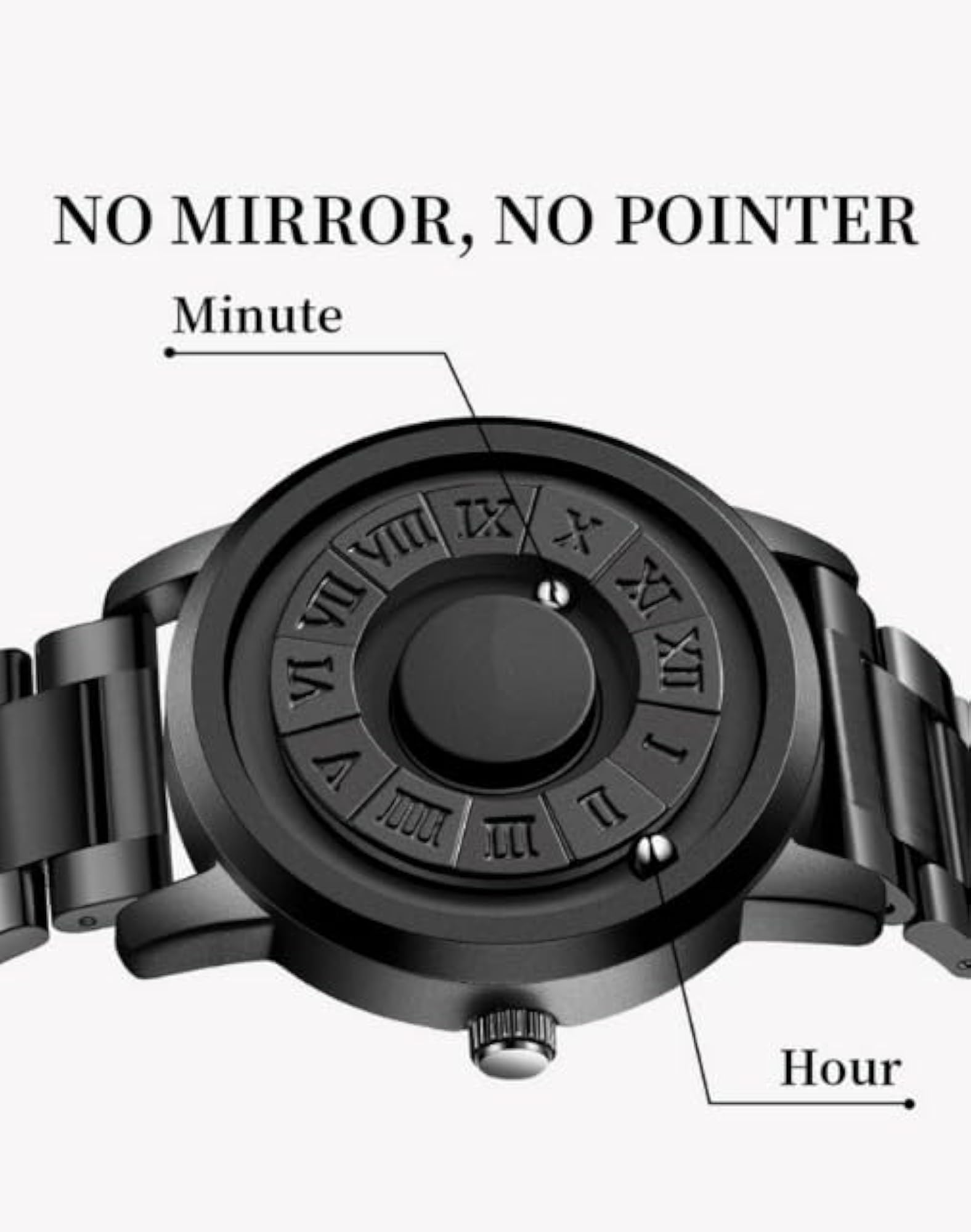 vinsion® Stylish Magnetic Suspension Ball Watch