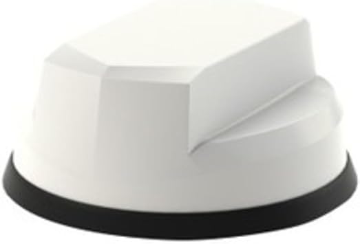 Panorama Antennas Low Profile Dome White, 3 in 1 2X 4G/5G LTE 600MHz-6GHz, GPS/GNSS 5G Antenna - LG-IN2456-W - SMA - 16ft - Thread