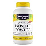Healthy Origins, Inositol Powder, 600mg, 227g veganes Pulver, Laborgeprüft, Vitamin B8, Glutenfrei, Sojafrei, Vegetarisch