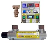 AQUECEDOR ELETRICO DE PISCINA PARA 40.000 LITROS COM IONIZADOR