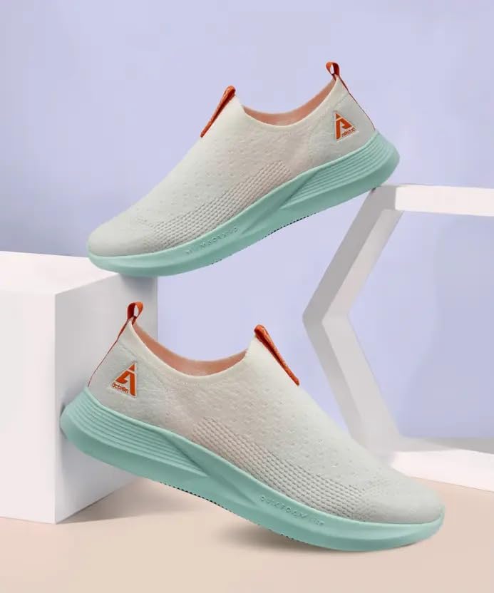 Image of Action | Athleo | WALKER-120 | Men's | Slip-On | Walking | Shoe | Breathable | Flexible | Lightweight | Comfortable | Sports | Shoes