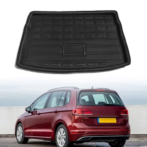 Car Auto Rear Trunk Cargo Mat Tray Boot Liner Floor Carpet Protection Pad Dog Pad for VW for Golf/R Mk7 Hatchback 2014 2015 2016 2017 2018