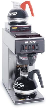 BUNN 13300.0002 VP17-2SS Pourover Commercial Coffee Brewer with Two Warmers, Stainless Steel by Bunn