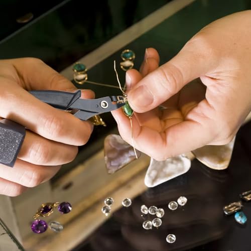 Molain Perlen-Crimpzange, Quetschperlen Schmuckzange Zangen für Schmuckherstellung Perlen-Crimper-Werkzeug für die Schmuckherstellung, Perlen-DIY-Handwerk