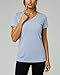 Real Essentials 5 Pack: Women's Dry-Fit Short Sleeve V Neck T Shirt Workout Fitness Yoga Top Tee, Set 16, XXL