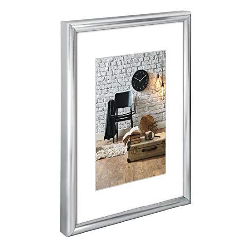 Hama 20 X 28 Cm Plastic Sevilla Décor Photo Frame, Silver Matt #TOP1
