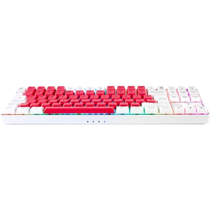 TKL90G Teclado Mecánico Gaming Kailh Blue, Blanco | Teclado mecánico gaming, switches Kailh Blue, layout ES QWERTY, ideal esports y oficina