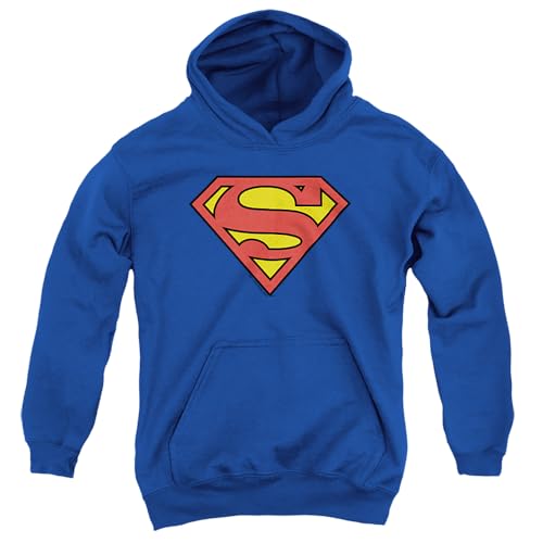 Superman Logo Kids Pullover Hoodie