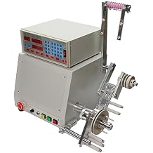 Coil Winding Machine, Computer C Automatic Coil Winder Winding Machine 400W For 0.03-1.2mm Wire Work Speed 6000 R/min for webbing, elastic threads,guitar pickup coils