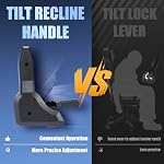 Colamy Big & Tall Gaming Chair - Wide Seat, Reclining