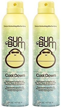 Sun Bum Cool Down Hydrating After Sun, 6 oz - After Sun Spray (2 Pack)