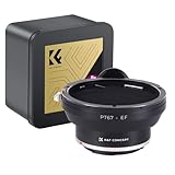 K&F CONCEPT マウントアダプター M42マウントレンズ- Canon対応 EOSマウントカメラ装着 PROⅡ 艶消し仕上げ 反射防止 無限遠実現 メーカー直営店