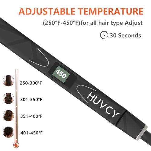 Plancha de Pelo 1 pulgada Titanio con Control de Temperatura miniatura 5