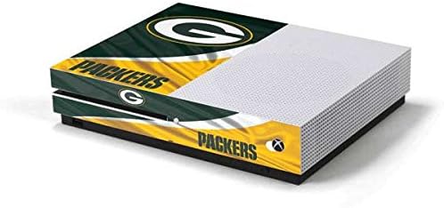 Skinit Decal Gaming Skin Compatible with Xbox One S Console - Officially Licensed NFL Green Bay Packers Design