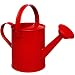 Produktbild alles-meine.de GmbH kleine Gießkanne - Metall - rot - 1,5 Liter - für Kinder & Erwachsene - 23 cm - Blech Kindergießkanne - Henkel beweglich - Giesskanne Gärtner/Garten Mädchen..