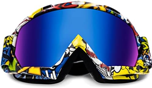 HHLJEYER Motorcycle Goggles, Dirt Bike Goggles,UTV,ATV Goggles, Motocross Goggles with Upgraded Dust Proof,Windproof Lens