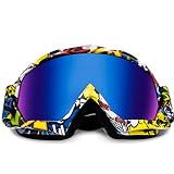 HHLJEYER Motorcycle Goggles, Dirt Bike Goggles,UTV,ATV Goggles, Motocross Goggles with Upgraded Dust