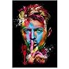 Sunsightly Andy Warhol David Bowie Canvas Poster – Schilderijen, Posters En Decoratieve Kunsten – Frameloze…