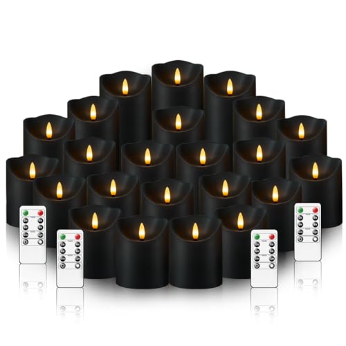 Bougies LED sans flamme pour vos soirées d'ambiance de table avec télécommande