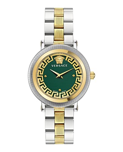Versace Women Analogue Swiss Quartz Watch With Stainless Steel Strap Ve7F00523