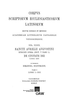Paperback Augustinus. de Civitate Dei [Latin] Book