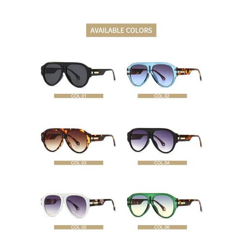 Pilot Y2k Sunglasses For Women Vintage Oversized Wide Leg Men Shield Driving Sun Glasses Female Sexy Shades4